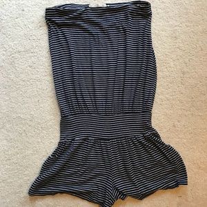 Fighting Eel striped romper size M.